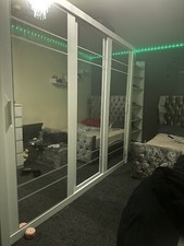 3 Mirror Door Sliding Wardrobe