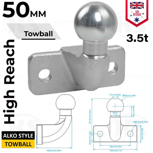 Heavy duty towball 50mm - duty,