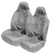 Vauxhall Arena - Heavy Duty Grey Waterproof Van Seat Covers - 2 x Fronts