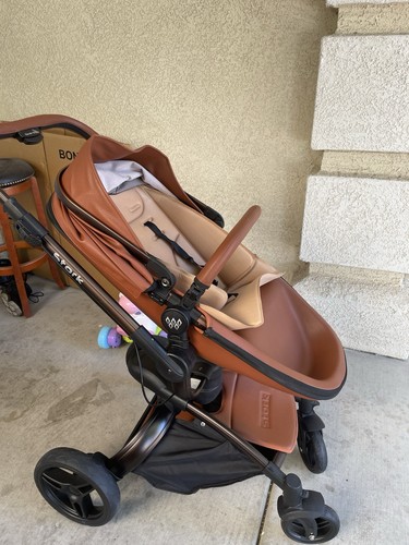 Stokke brown beige pushchair - brown,