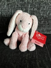 Russ Luv Pets Pink Bunzie Bunny Rabbit Soft Toy Vintage RARE BNWT NEW