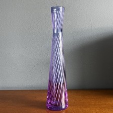 Purple Engraved Crystal Glass