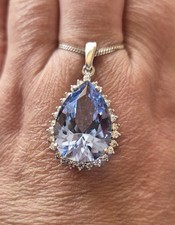 QVC Tova SS Diamonique Pendant