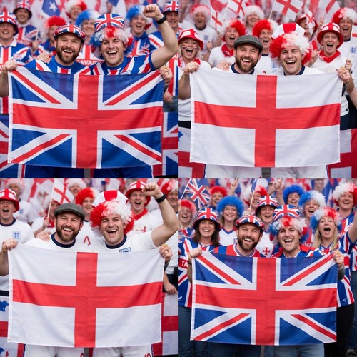 Union jack and england - 5, x