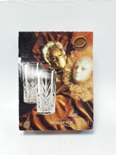 Set of 6 Masquerade 24% Lead Crystal Highball Glasses in Box