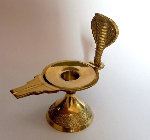 Religious brass shivling stand - shivling,