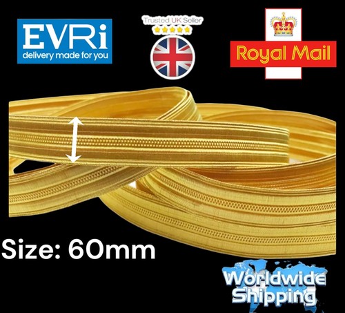 Gold mylar braid size - mylar, "size