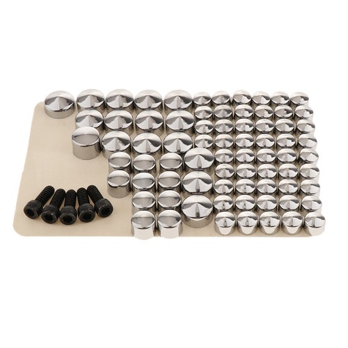 80pcs motorcycle chrome - chrome, bolt