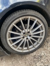 2x Alfa Romeo GT Jetfin 18" GTV GT 147 156 Alloy Wheels Jet Fins Used