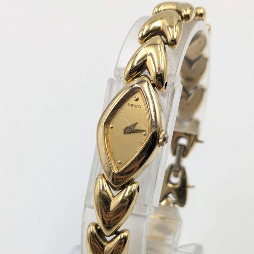 Working seiko watch gold - seiko, watch,