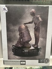 R2-D2 & C-3PO Bronzed Statue Figurine Limited To 1000 Star Wars Figure Set