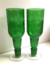 2x Grolsch Beer Glasses