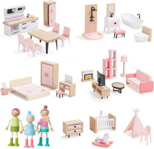 Wooden Dollhouse Furniture