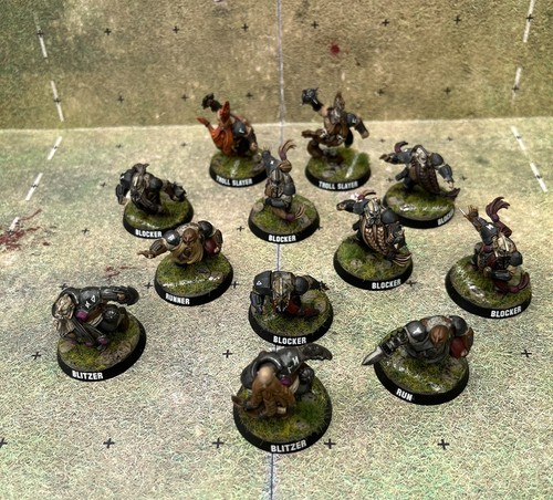 Dwarf blood bowl team painted - dwarf,