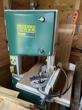 Record Power Bandsaw BS250 with Stand and Spare Saws Collection Only