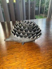 VINTAGE SET OF 6 WALTER BOSSE STYLE HEDGEHOG FAMILY ASHTRAYS USSR
