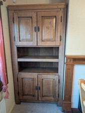 Solid Oak Bookcase, hand made.