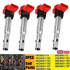 4x FOR AUDI R8 Red Coil Packs