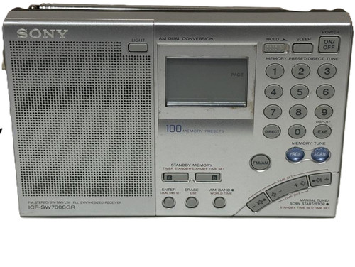 Sony icf sw7600gr world band - icf-sw7600gr,