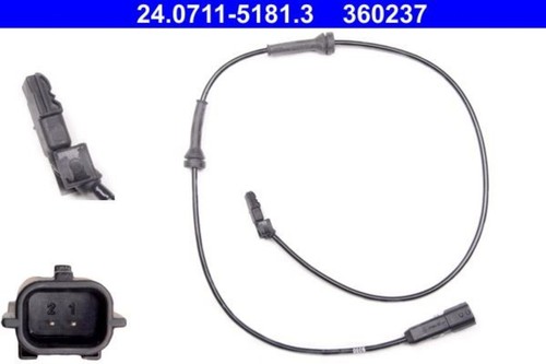 Wheel speed sensor ate fits - sensor,