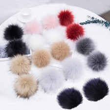 18 Pcs  Faux Fur Pom Balls