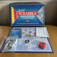 Junior Scrabble Spears Games Vintage 1989 Complete Good Condition