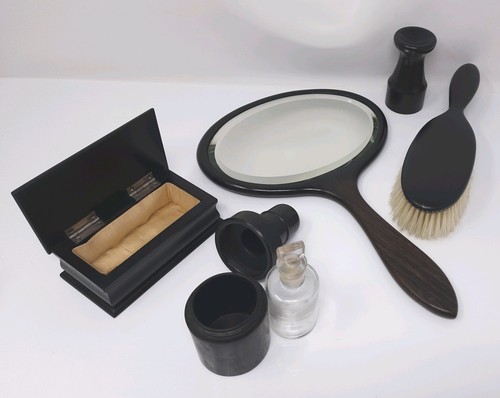 Vintage ebony apothecary - vintage,