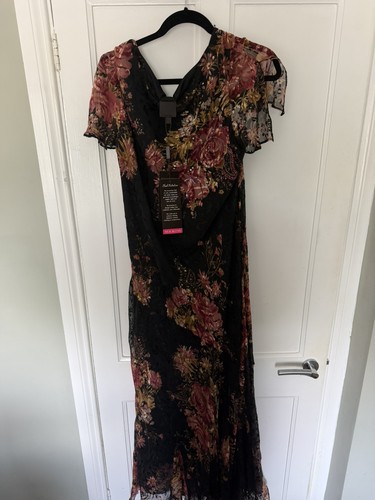 Ann harvey black pink - ann, silk