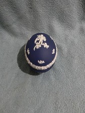 Wedgwood Navy Jasperware Egg