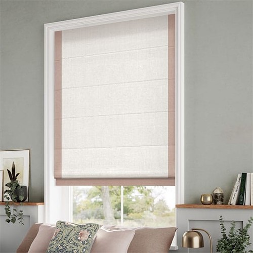 Blinds 2go bijou linen - bijou, blush