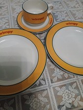Vintage Wimpy Plates X 2 Cup