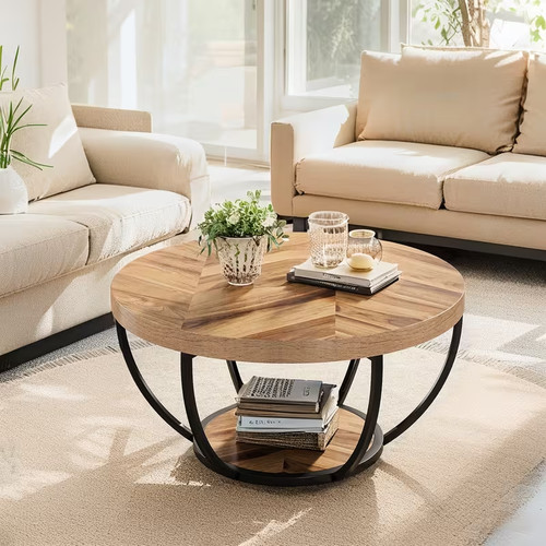 Round coffee table inch - round,