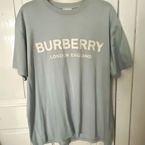 Burberry men light - blue, logo