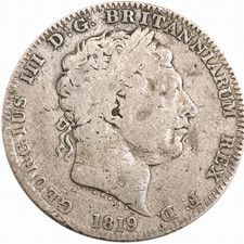 1819 George III Silver Crown