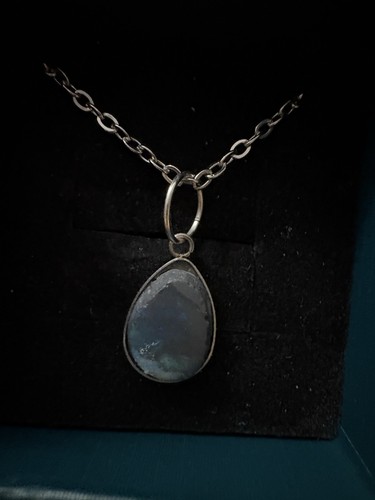 Coober pedy black opal set - opal, in
