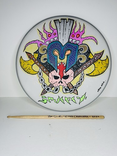 Soulfly band stage used - used, drum