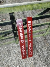 Bennerley viaduct sign - bennerley,