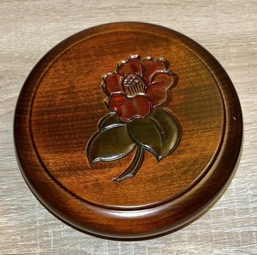 Japanese wooden trinket - japanese,