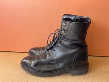 Geox Ladies Black Leather Lace