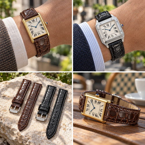 Genuine leather crocodile - genuine,
