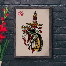 Snake & Dagger  - Old School