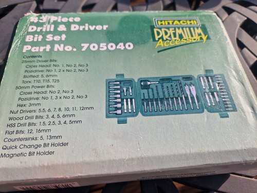 Hitachi drill driver bit - &,
