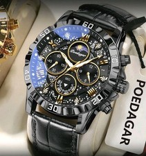 POEDAGAR Men's Luxury