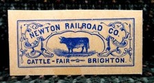 vintage NEWTON RAILROAD CO