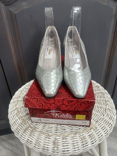 Renata leather silver vtg - leather,
