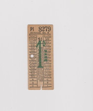 BUS TICKET - LONDON LGOC 6  KENSAL RISE  DALSTON  CAMDEN TOWN 1D