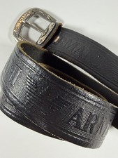 Giorgio Armani Black Leather