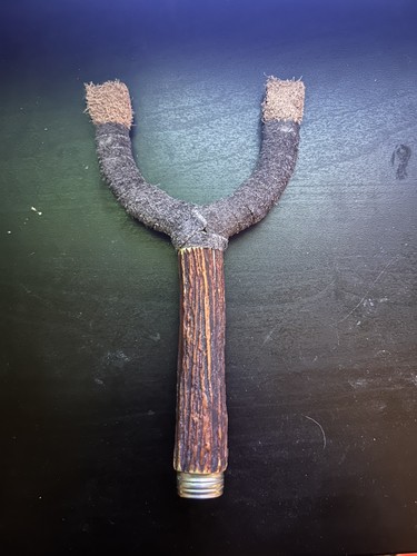 Leather wrapped gyspy catapult - leather,