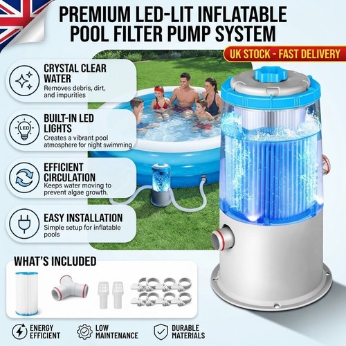 1000 gph light pool - gph, filter