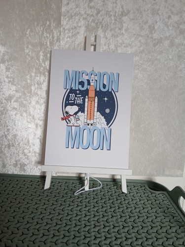 Snoopy art print - print, space